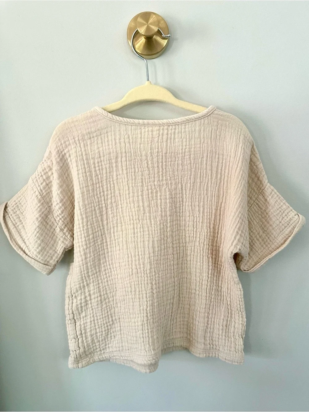 Modern Moments by Gerber 4T Organic Cotton Gauze Matching Cream Muslin Set